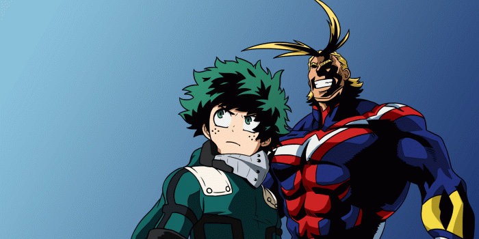 1920x1080 All might and Deku desktop background - Album on Imgur