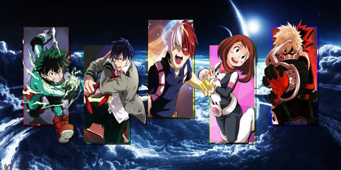 1920x1080 Wallpaper Of Boku No Hero Academia Collage, Izuku Midoriya - My Hero