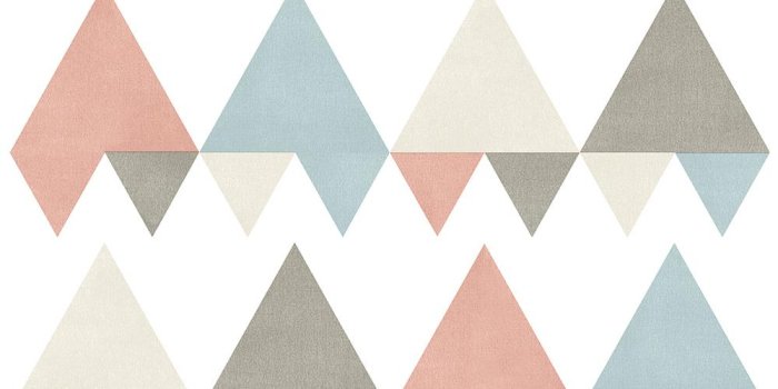 1000x1000 56.4 sq. ft. Trilogy Coral Geometric Wallpaper