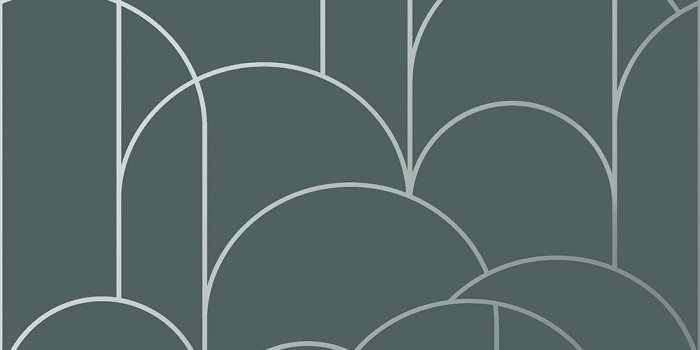 1000x1000 57.8 sq. ft. Arch Slate Geometric Wallpaper