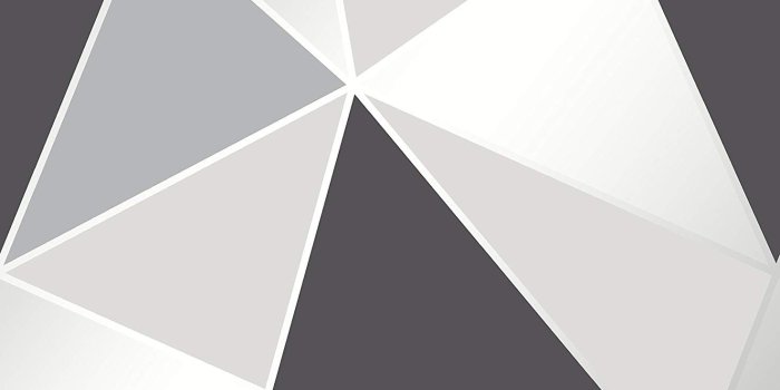 1474x1500 Apex Geometric Wallpaper Black and Silver Fine Decor FD41994