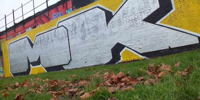 1024x768 MK graffiti at Sevenoaks Park | DJ Leekee /Lee Smith