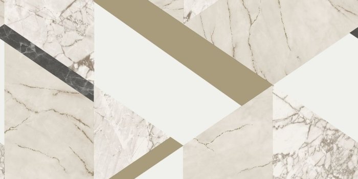 1000x1000 Fine Decor Marblesque Geometric Wallpaper Cream