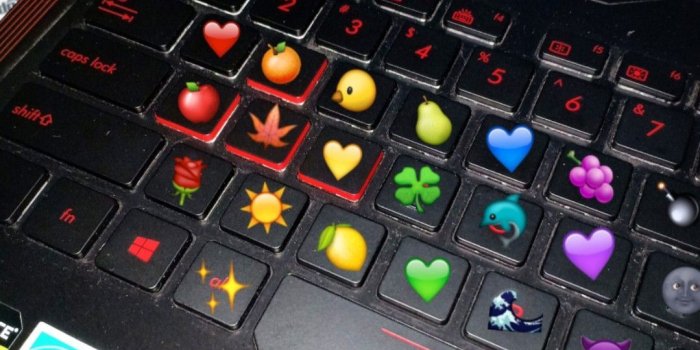 1079x1106 Yayy emoji #Inspiration #aesthetic #emoji #rainbow #keyboard | Emoji