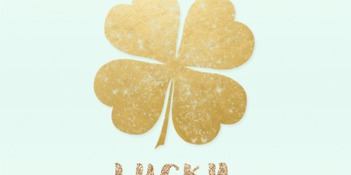 750x1334 St Patrick's Day Gold 4 Leaf Clover | iPhone Wallpaper | Let's