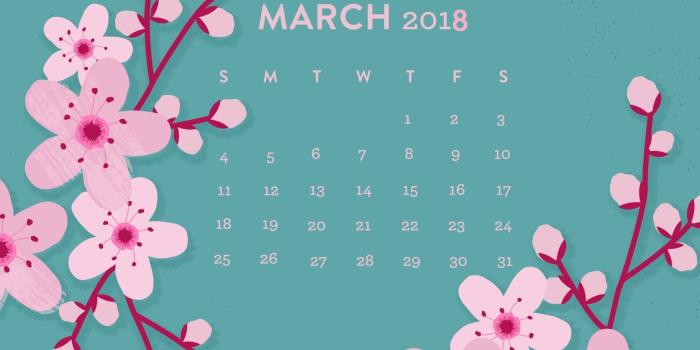 1536x2048 March 2018 iPhone Calendar Wallpaper | Max Calendars