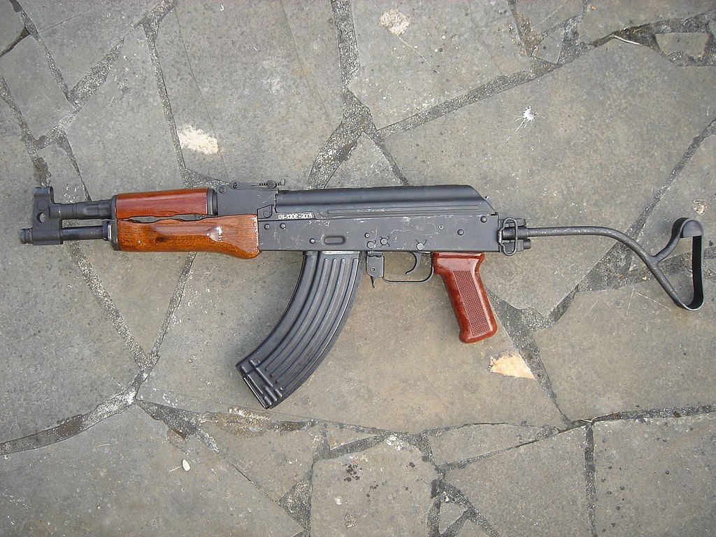 1024x768 File:DCB Shooting Romanian short AK rifle-left side.jpg - Wikimedia