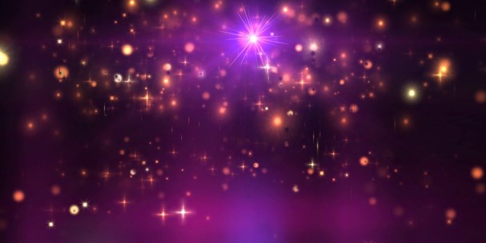 1280x720 ✔ 4K 10:00 Min. (!!!) Purple Orange ✔ GLITTERING STARS 