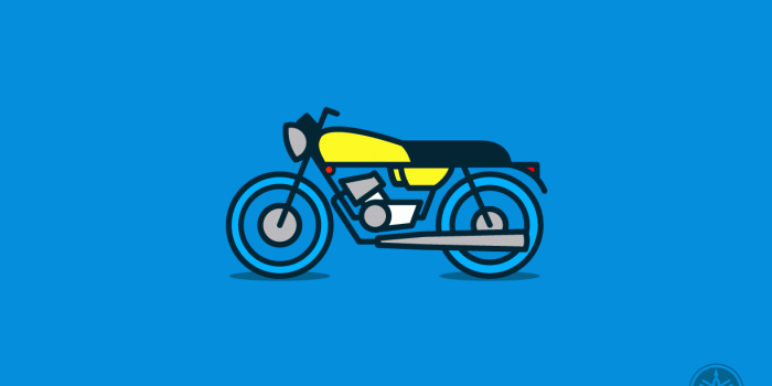 1224x792 Yamaha Rx135, A Minimal Illustration I Made Today - Yamaha Rx100