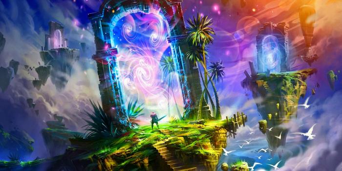 1920x1200 colors, magic, fantasy, warrior :: Wallpapers