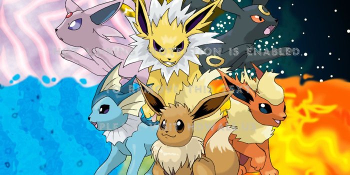 1280x720 pokemon flareon eevee espeon umbreon vaporeon jolteon