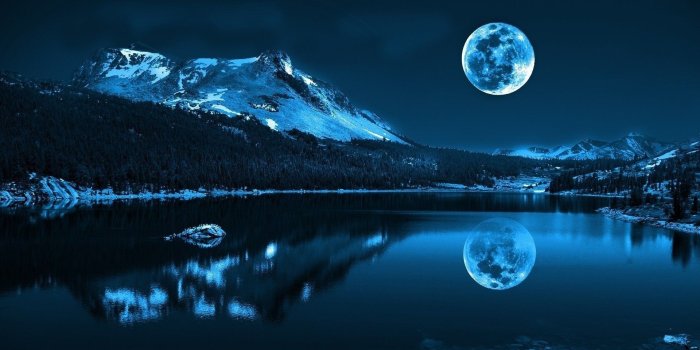 1920x1080 73+ Blue Moon Wallpapers on WallpaperPlay