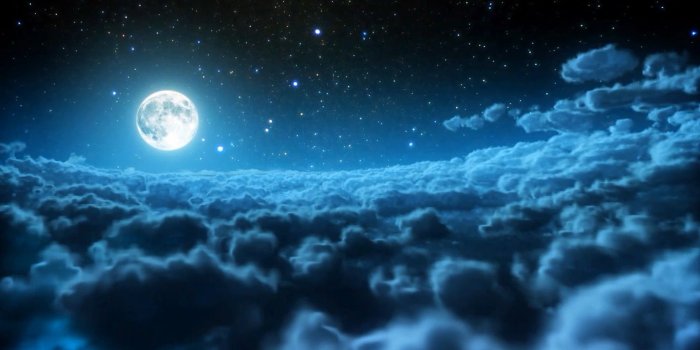 1920x1080 Blue Moon Cloud #Wallpaper - HD Wallpapers
