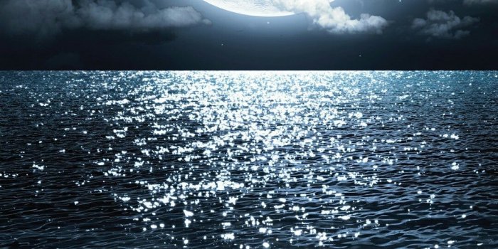 1080x1920 Blue Moon with Ocean from Zedge | Beautiful Pictures in 2019