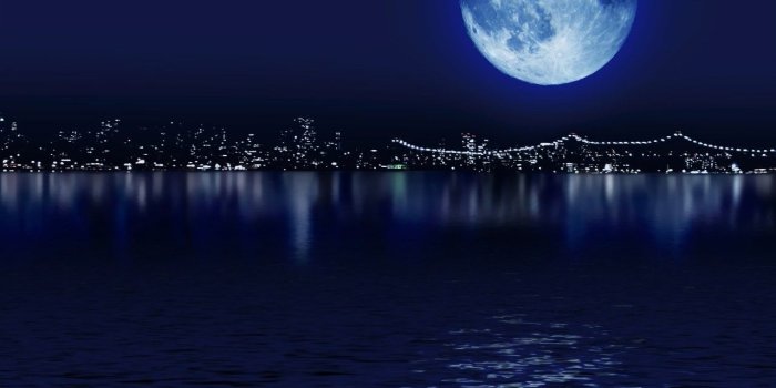 1280x1024 Blue Moon Wallpaper Blue River Background Images Mac Apple Colourful