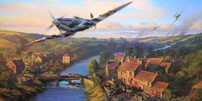 1701x944 Warbird Wallpaper Dump In Commemoration Of D-day Part - Spitfire Art