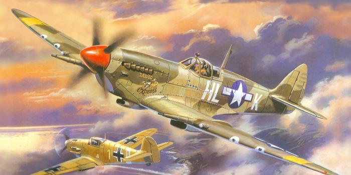 1600x1200 Photos Airplane Spitfire Mk.8 Flight Painting Art Aviation 1600x1200