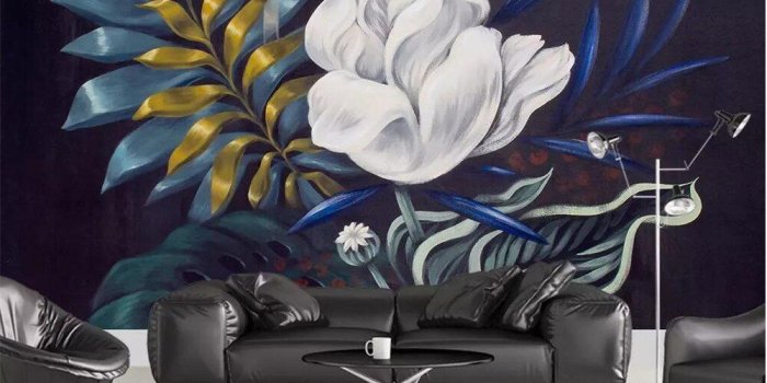 1000x800 US $9.0 40% OFF|beibehang Custom wallpaper 3d photo mural European retro  oil painting floral background wall decorative painting wallpaper mural-in 