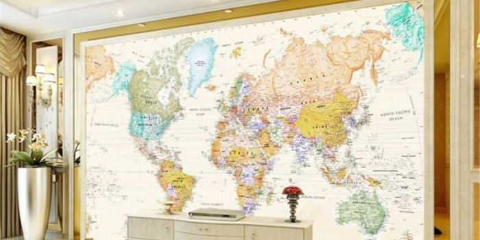 1000x800 US $9.45 37% OFF|Beibehang 3d wallpaper custom mural 3d room wallpaper  world map painting wallpaper wall 3d modern decoration photo murals-in