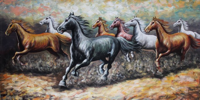 3416x2096 Horse Painting Wallpaper Horse Painting Wallpaper - 3d Painting