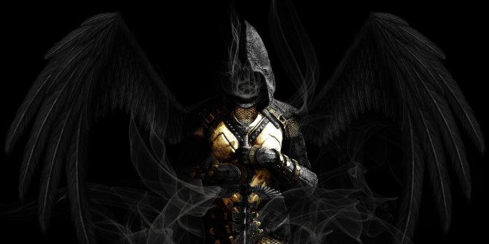 1920x1080 Dark medieval angel Wallpaper #6170