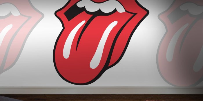 2048x1363 The Rolling Stones - Classic Tongue Wallpaper Per 10m x 500mm Roll