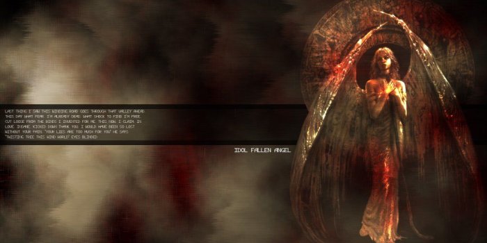 1024x768 Fallen Angel Desktop Wallpaper Free - Wallpapers Browse