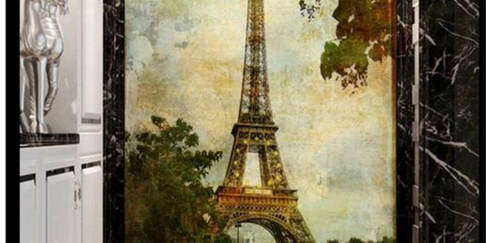 960x1258 custom size 3d photo wallpaper living room mural Vintage eiffel tower 3d  picture porch backdrop painting wallpaper non-woven wall sticker