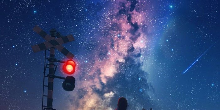 1024x1332 galaxy | Anime sceneries in 2019 | Anime galaxy, Sky anime, Anime