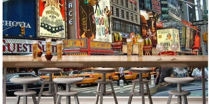 1042x843 3d room wallpaper cloth custom photo Retro American street wall home  improvement 3d wall murals wallpaper for walls 3 d print fabric