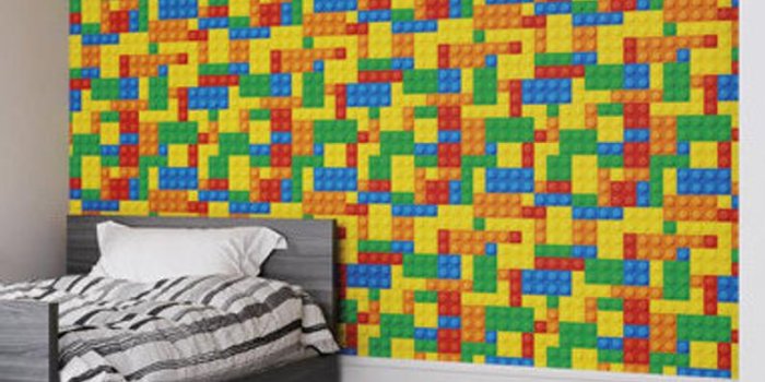 794x1061 Lego Bricks Photo Wallpaper, Kids Bedroom Decor, Boy's Bedroom, Nursery  Wall Art, Brick Wall Wallpaper