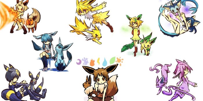 1920x1080 Pokemon character illustration, Pokémon, Eeveelutions, Joltion
