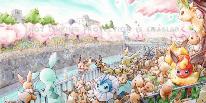 1236x863 pokemon eevee eeveelutions