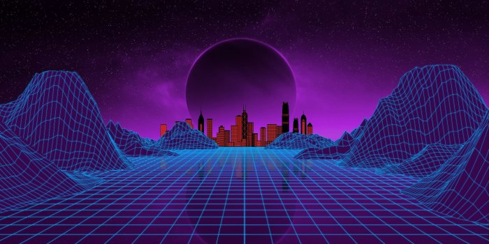 1920x1080 Landscaping and Quotes: Neon landscape[1920x1080] : wallpaper