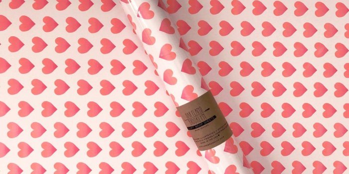 1024x768 Neon Ombre Heart Wrapping Sheet