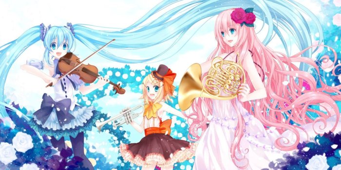 1600x750 Vocaloid Wallpaper - Anime Kawaii (#74352) - HD Wallpaper Download