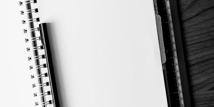 4476x3357 White blank notebook with black ballpoint pen HD wallpaper