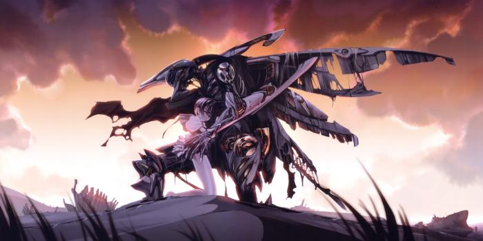 6000x3208 Anime Robot Wallpapers