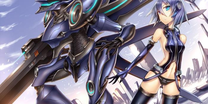 1280x930 Images robots Headphones gia, original Anime Girls Fantasy Technics