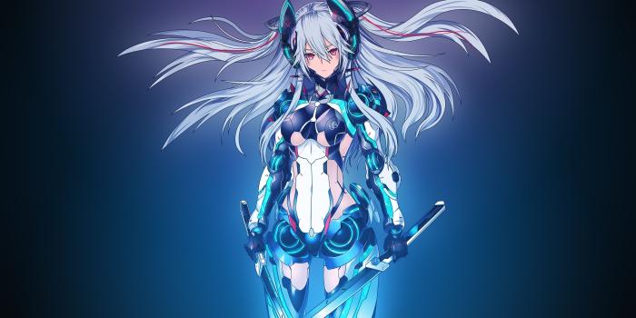 3840x2160 Wallpaper Mecha Girl, 4K, Anime, #2037