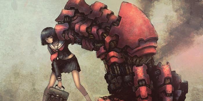 1280x904 Wallpaper Robot Schoolgirls blackball Anime young woman