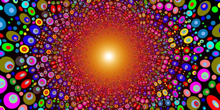 2560x1440 Download wallpaper 2560x1440 colorful, bright, circles, texture