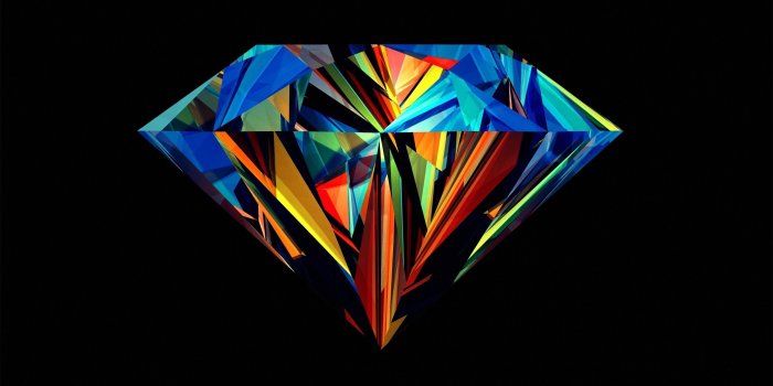 2560x1440 Colorful perfect diamond wallpaper - Abstract wallpapers - #52721