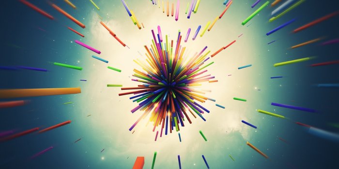 2560x1440 Download 2560x1440 Colorful Bars Explosion Wallpaper