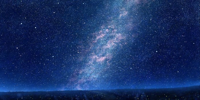 2240x1260 4584351 #galaxy, #night, #anime, wallpaper | Anime wallpapers and