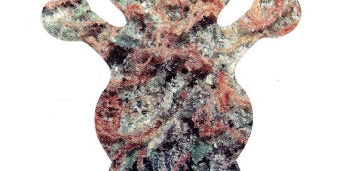 1000x1000 Grizzly Griptape Mary Jane Teddy Bear Sticker - Green | allboards