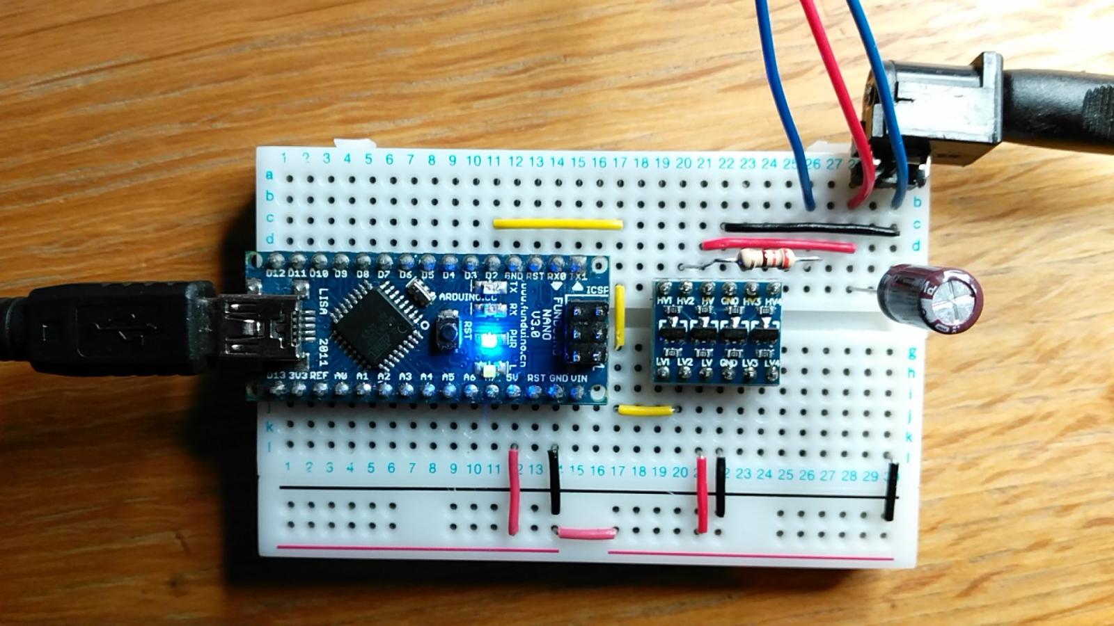 1920x1080 WS2811 LED Strip with Nano Clone and Fastled only lighting up white