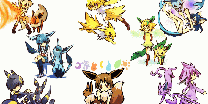 1680x1050 Eeveelutions