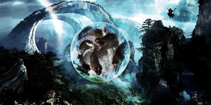 1920x1080 White and black wolf print textile, Magic: The Gathering, video