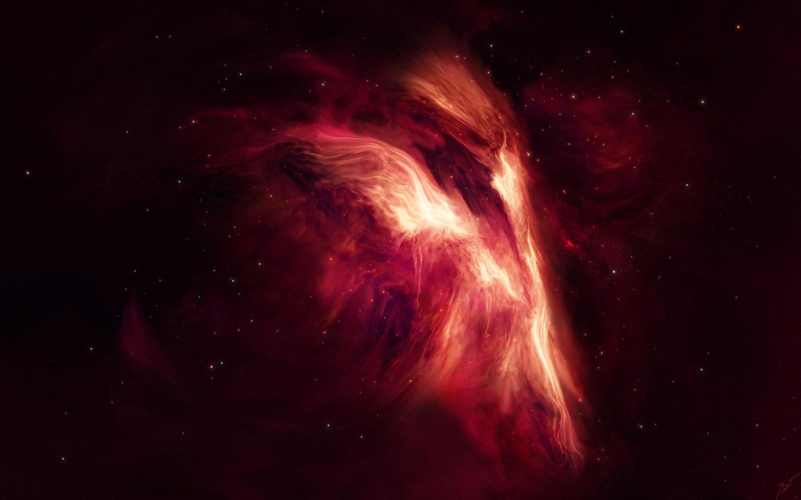 2560x1600 Nebula Red Dark, HD Digital Universe, 4k Wallpapers, Images